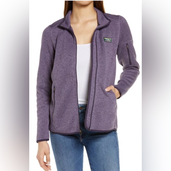 LL Bean Sweater Women's S Reg Fleece Full-Zip Jacket Gorpcore - Picture 1 of 8